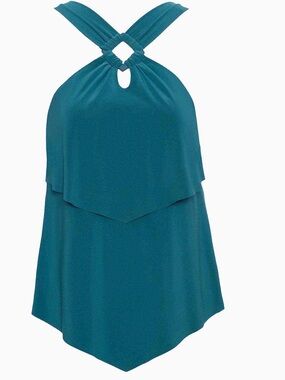Carolina Tankini Top Magicsuit size 10 Palm Color